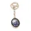 Breloc auriu cu spartura de Lapis Lazuli, 11cm