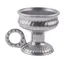 Catuie din metal argintie, 6cm