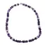 Colier Agat mov discuri fatetate 8mm si sfere 4mm