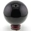 Obsidian, sfera naturala unicat, I10