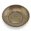 Tava vintage rotunda din alama patinata, 9,5cm