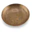 Tava vintage rotunda din alama patinat, 11cm