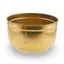 Bol vintage din alama cu margine rotunjita, 12cm