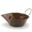 Vas vintage din alama cu maner lateral, 25cm