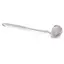 Polonic vintage din aluminiu cu maner lung si agatatoare, 30cm