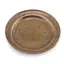 Tava vintage rotunda din alama patinata, 11cm