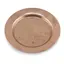 Tava vintage rotunda din cupru cu aspect uzat, 11cm