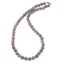 Colier Agat gri sfere fatetate 8mm