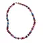 Colier Agat multicolor discuri fatetate 8mm si sfere fatetate 4mm