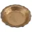 Bol vintage din alama cu margine ondulata, 24cm