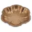 Bol vintage din alama cu margine in relief, 23cm