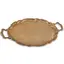 Tava vintage din alama cu doua manere laterale, 29cm