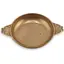 Tava vintage din alama cu doua manere ornamentale, 19cm