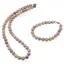 Set colier si bratara Coral fosilizat sfere 8mm
