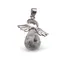 Pandantiv inger Jasp kiwi cu metal, 34mm