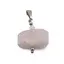 Pandantiv Piatra lunii gri cristal fatetat, 23x15mm