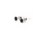 Cercei cu surub din Argint 925 si zircon mov, 4-5mm