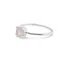 Inel din argint 925 subtire cu Opal de foc, marimea 57 - montura tip prong