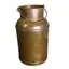 Recipient vintage decorativ din alama, tip bidon de lapte, 39cm