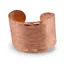 Inel reglabil din cupru cu model ciocanit lateral, 15mm