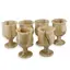 Set 6 pahare din Onix de Pakistan - 12x6,5cm