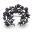 Brosa Ametist si metal antichizat 48mm