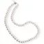 Colier Perle de Mallorca albe si crem, sfere 6mm