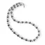 Colier Perle de Mallorca gri si albe, sfere 6mm