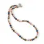 Colier Perle de Mallorca multicolore inchis, sfere 6mm
