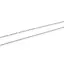 Lant argint 925 rodiat, model bumbi plati - 55cm