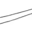 Lant argint 925 rodiat, model snake rotund - 45cm