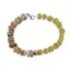 Bratara Jad olive si Jasp Bumblebee patratele 6-7mm cu sfere de Citrin 3mm si Hematit auriu 6mm