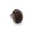 Inel reglabil Agat maro oval, 22mm