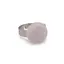 Inel reglabil Cuart roz rotund, 14mm