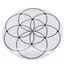 Abtibild sticker Feng Shui cu Samanta vietii - alb, 12cm