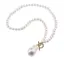 Colier Perle de Mallorca albe 6mm cu pandantiv