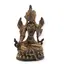 Decoratiune vintage din alama Tara in meditatie, 14cm