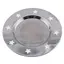 Farfurie metalica decorativa vintage cu decupaje in forma de stele, 13cm
