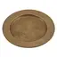 Farfurie vintage din alama, model simplu - 27cm