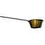 Polonic vintage din alama cu maner lung, 57cm