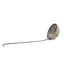 Polonic vintage din metal cu coada lunga, 38cm