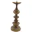 Sfesnic inalt vintage din bronz cu motive florale, 28cm