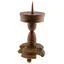 Sfesnic vintage din lemn sculptat cu suport - 26,5cm