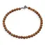 Bratara Jasp peisaj mat sfere 4mm