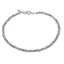 Bratara Labradorit sfere fatetate cu Argint 925, 3mm