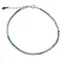 Bratara Onix verde degrade sfere fatetate cu Argint 925, 2mm