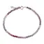 Bratara Spinel multicolor sfere fatetate cu Argint 925, 3mm