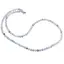 Colier Acvamarin sfere fatetate cu Argint 925, 4mm