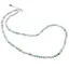 Colier Crisopraz sfere fatetate cu Argint 925, 4mm