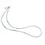 Colier Onix verde degrade sfere fatetate cu Argint 925, 2mm